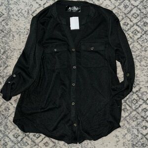 Small AUW 3/4 length sleeve Button Up Shirt. New without Tags